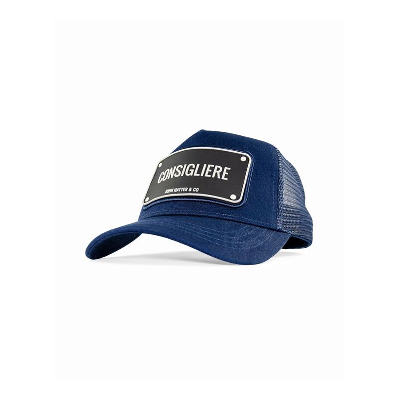 John Hatter & Co Consigliere Trucker Unisex Cap Blue One Size