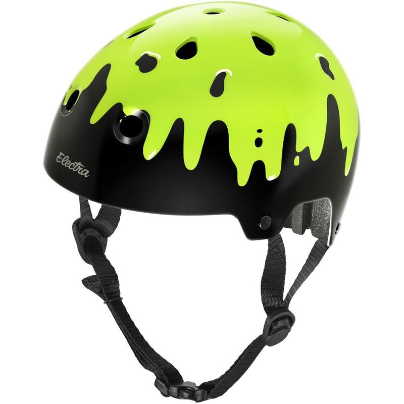 Electra Lifestyle Helmet Slime Black/Green (Size L)