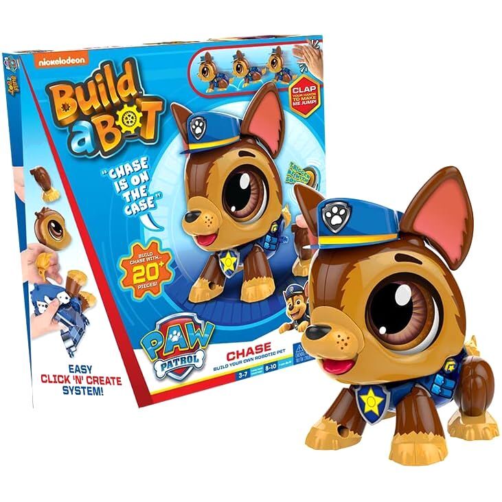 Build A Bot Build A Bot Paw Patrol Chase Interactive Robot