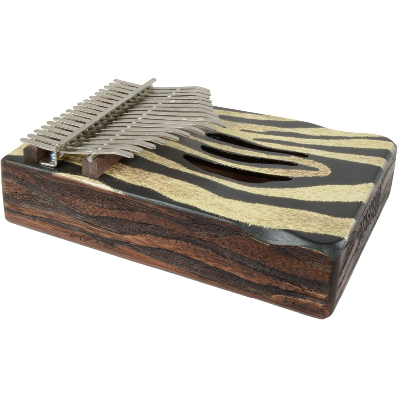 Mahalo MKA17ZE Kalimba Zebra Design Key of C with Bag