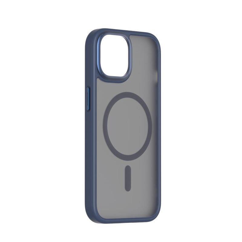Momax Play Magnetic Case For iPhone iPhone 15 Pro 6.1-Inch - Blue Momax Play Magnetic Case For iPhone iPhone 15 Pro 6.1-Inch - Blue