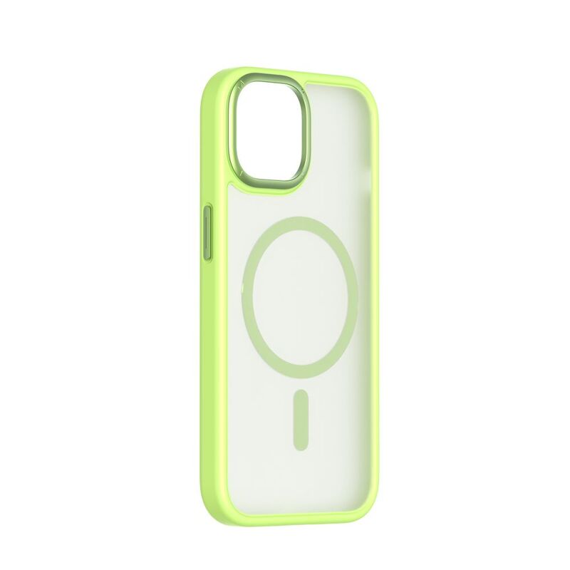 Momax Play Magnetic Case For iPhone iPhone 15 Pro 6.1-Inch - Green Momax Play Magnetic Case For iPhone iPhone 15 Pro 6.1-Inch - Green