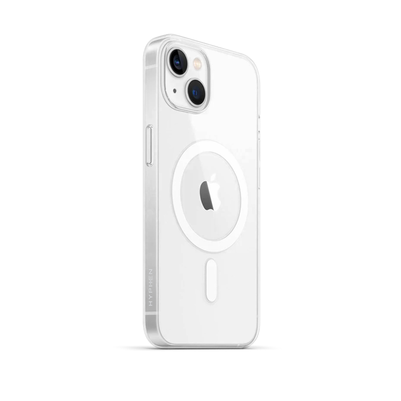 HYPHEN Lucd Crystal Hard Case MagSafe for iPhone 15 - 6.1-Inch Anti-Yellowing Technology HYPHEN Lucd Crystal Hard Case MagSafe for iPhone 15 - 6.1-Inch Anti-Yellowing Technology