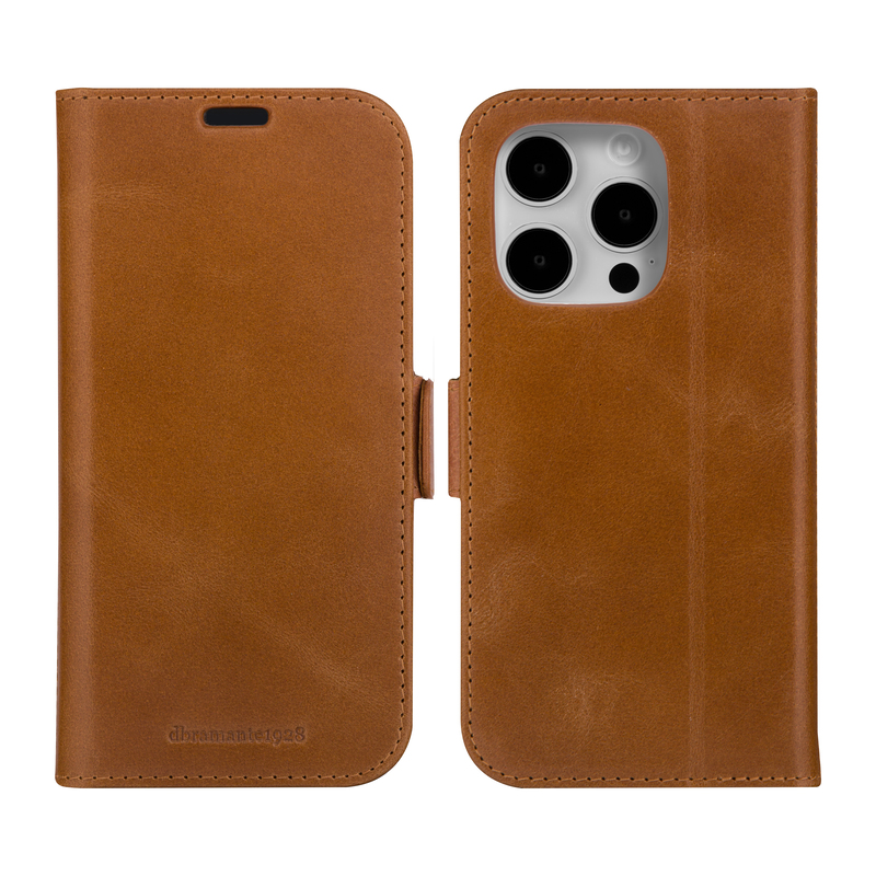 dbramante1928 Copenhagen Folding Case for iPhone 15 Pro - Tan