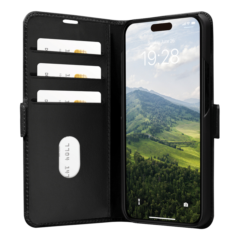 dbramante1928 Copenhagen Folding Case for iPhone 15 Pro - Black