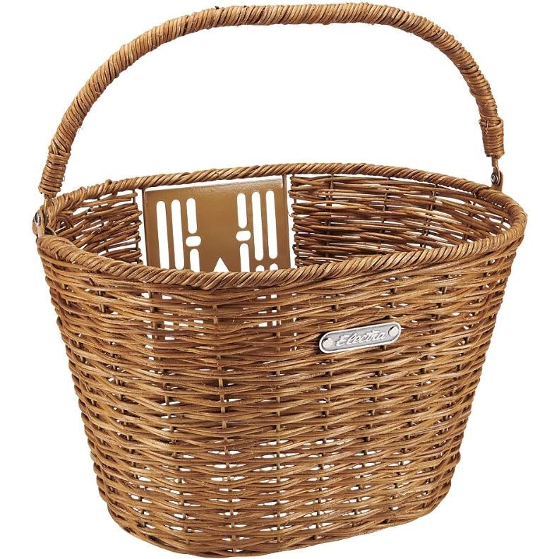 Electra Rattan Quick Release Basket Natural