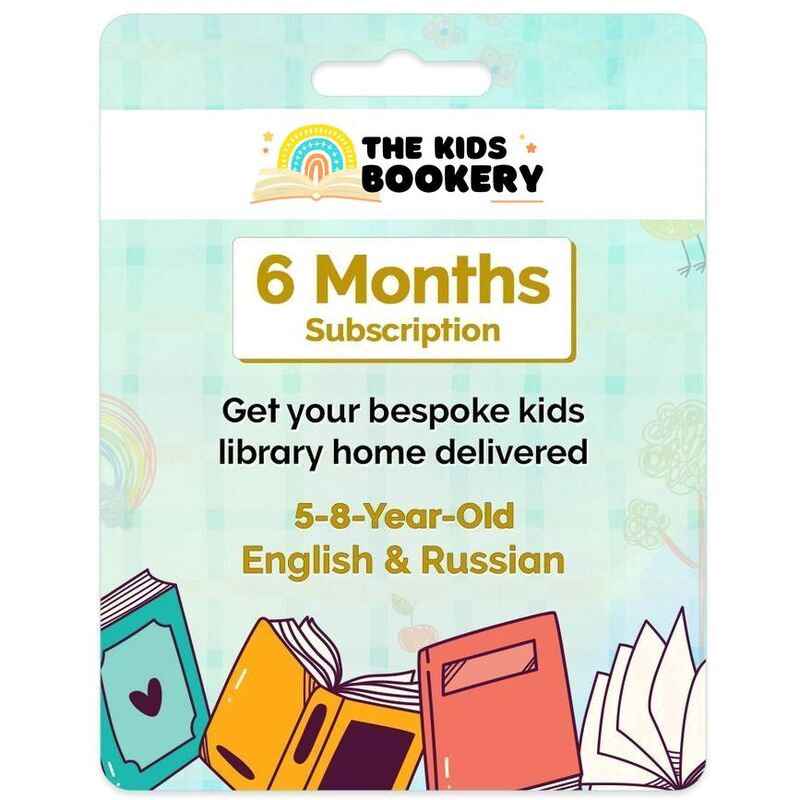 The Kids Bookery - 6 Months Kids Books Subscription - English & Russian (5 to 8 Years)