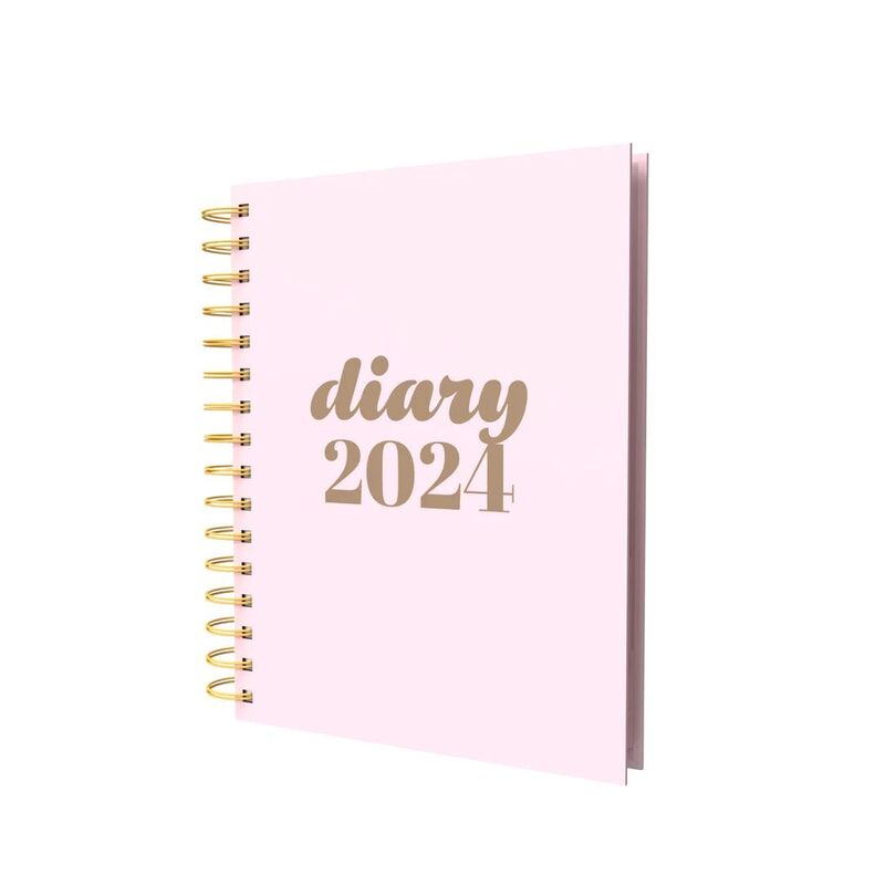 Collins Debden Scandi Calendar Year 2024 A5 Day-To-Page Journal (With Appointments) - Pink Collins Debden Scandi Calendar Year 2024 A5 Day-To-Page Journal (With Appointments) - Pink