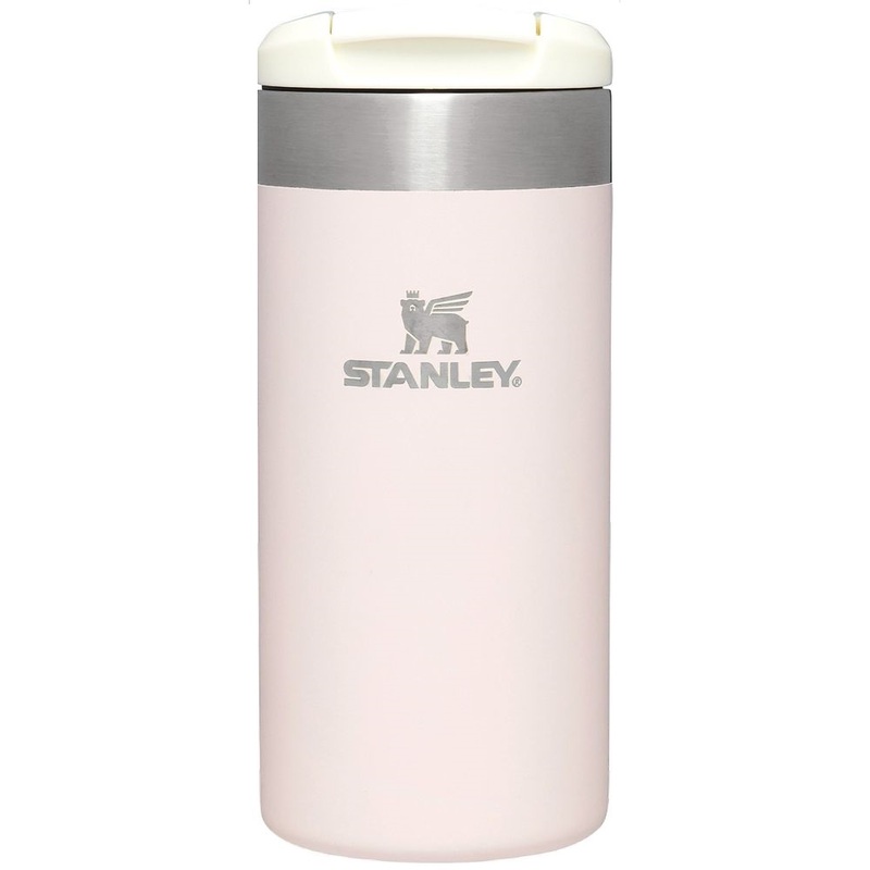 Stanley Aerolight Transit Stainless Steel Travel Mug 350ml - Rose Quartz Metallic