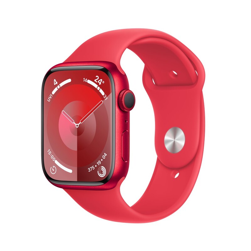 Apple Watch Series 9 GPS 41mm (PRODUCT)RED Aluminium Case with (PRODUCT)RED Sport Band - M/L