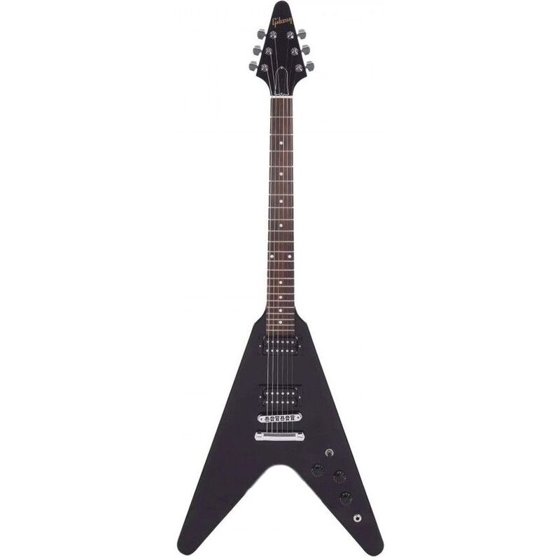 Gibson Custom '80s Flying V Solidbody Electric Guitar - Ebony