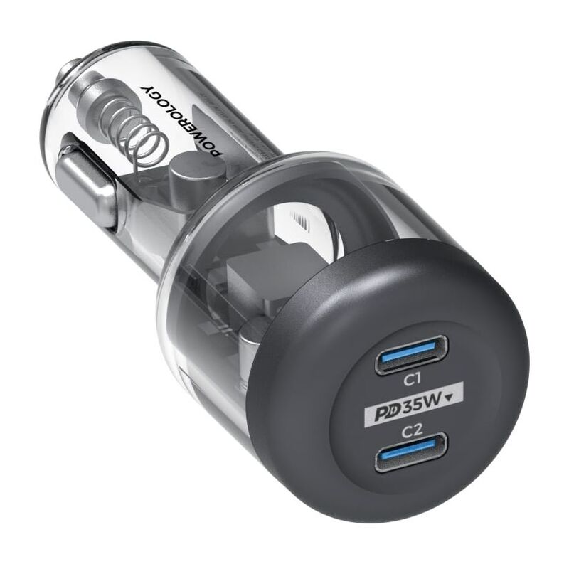 Powerology Ultra-Quick Crystalline Series Car Charger