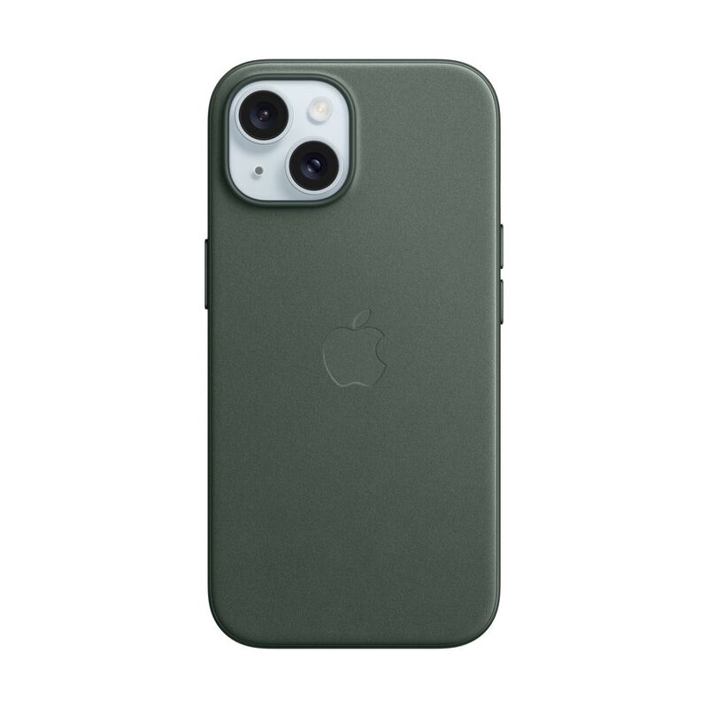 Apple iPhone 15 FineWoven Case with MagSafe - Evergreen