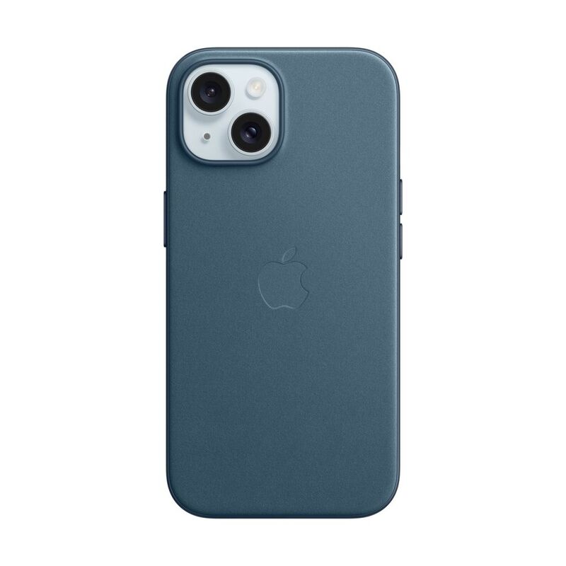 Apple iPhone 15 FineWoven Case with MagSafe - Pacific Blue