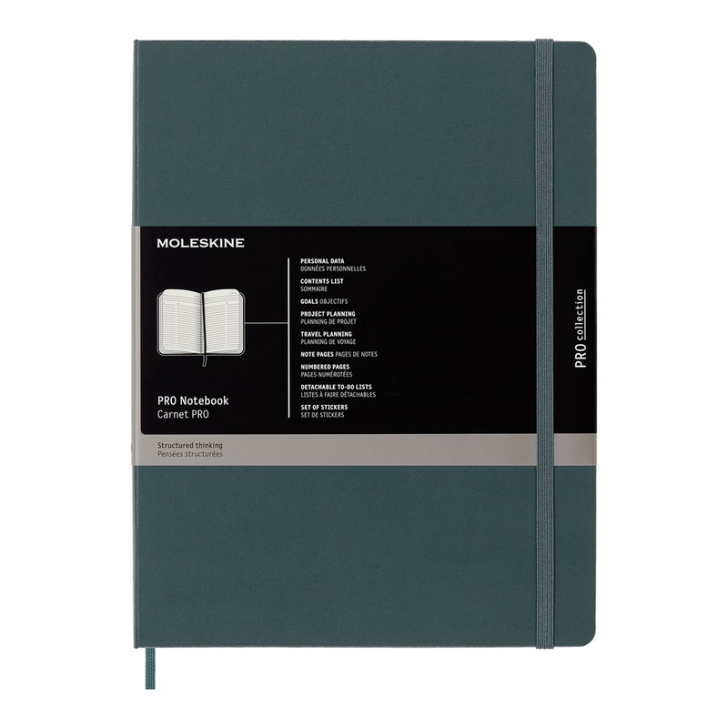 Moleskine Pro Notebook XL Hard Forest Green