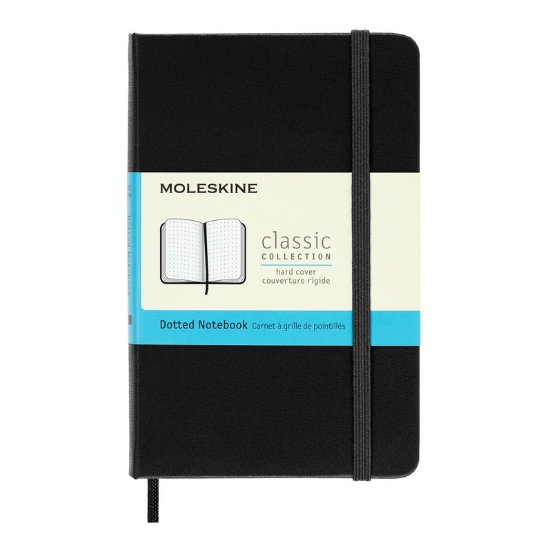 Moleskine Notebook Pocket Dotted Black Hard