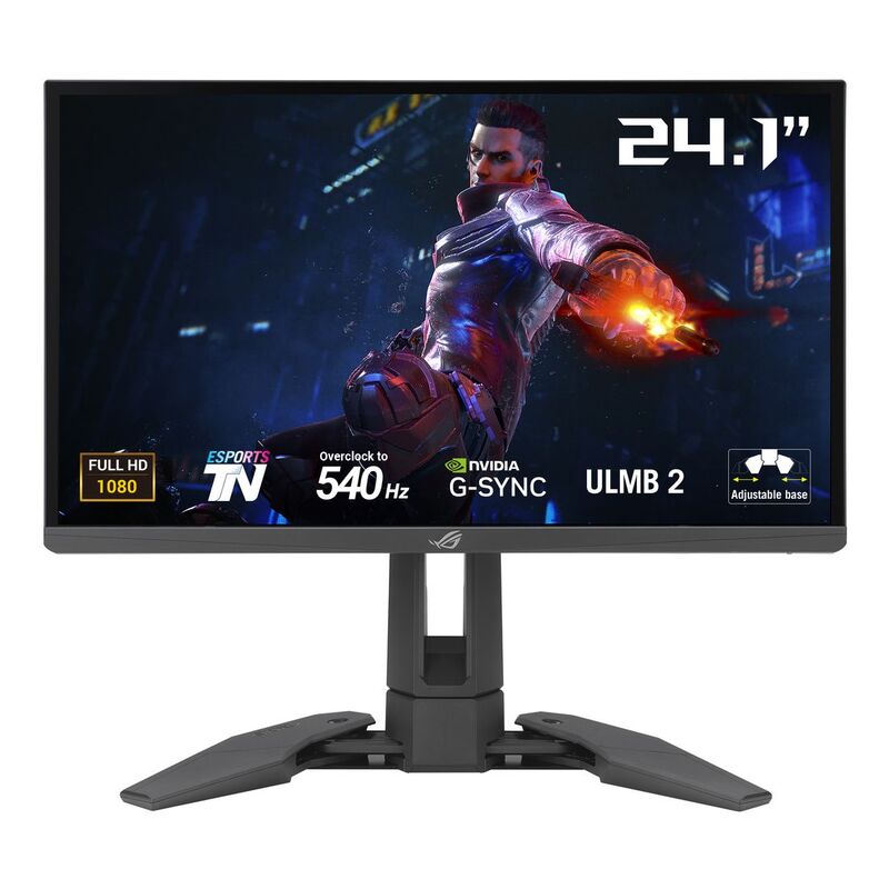 Asus ROG Swift Pro PG248QP NVIDIA G-SYNC eSports Gaming Monitor 24.1-Inch FHD (1920 x 1080)/540Hz