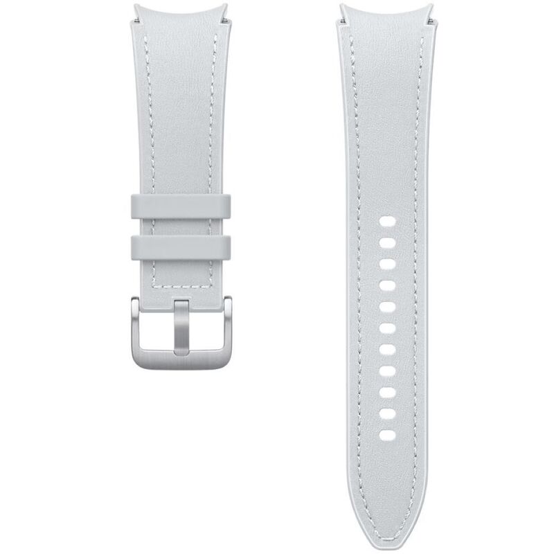 Samsung Watch 6 Leather Band (M/L) - Silver