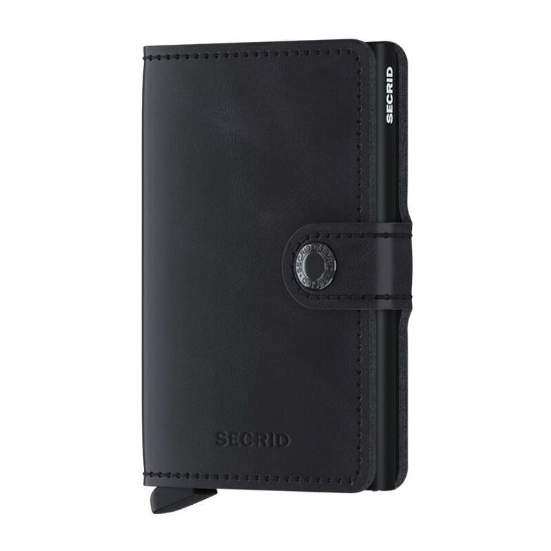 Secrid Miniwallet - Vintage Leather - Black Secrid Miniwallet - Vintage Leather - Black