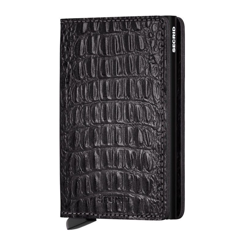 Secrid Slimwallet - Nile Leather - Black Secrid Slimwallet - Nile Leather - Black