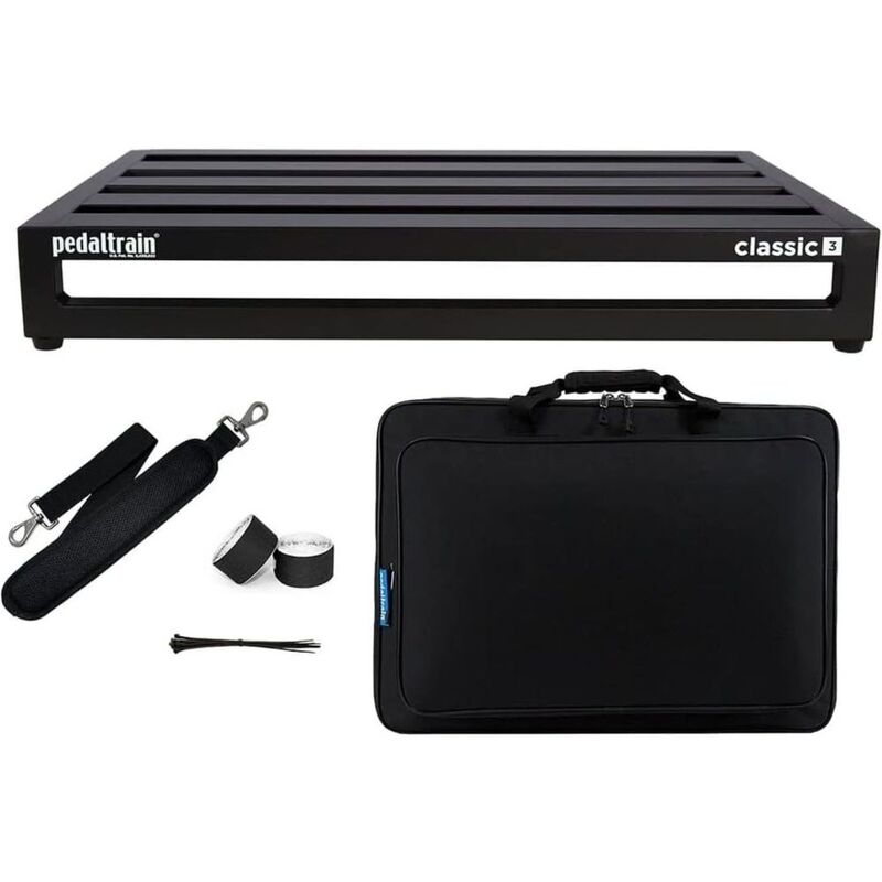 Pedaltrain PT-CL3-SC Classic 3 Pedalboard with Soft Case - 24-inch x 16-inch