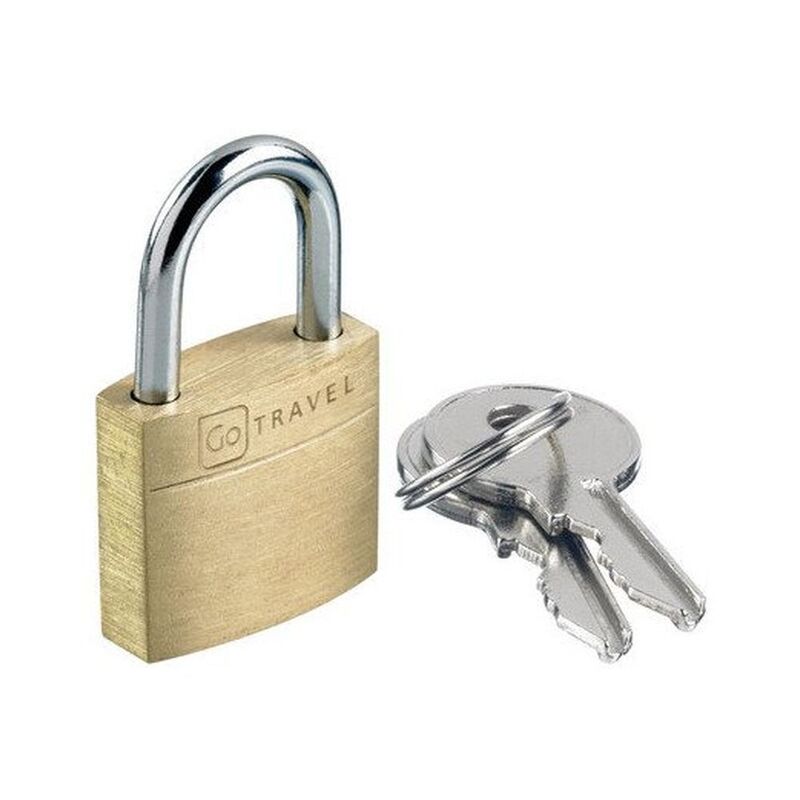 Go Travel 170 Brass Key Padlock