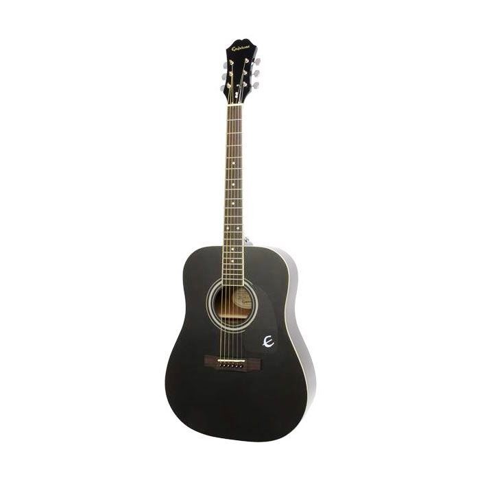 Epiphone DR-100 Dreadnought Acoustic Guitar - Ebony (Includes Soft Case)