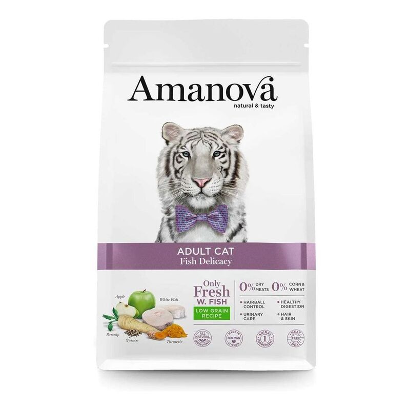 Amanova Dry Adult C Fish Delicacy White Fish - 1.5kg