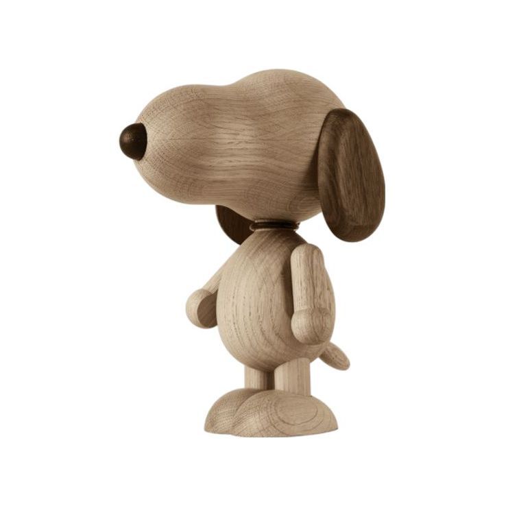 Boyhood Peanut X Snoopy Oak Smoked Wood Display Figure - Small (14cm)