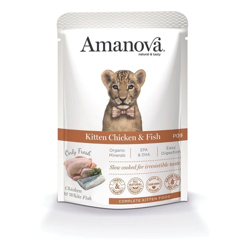 Amanova Wet Kitten Chicken & Fish - 85g Amanova Wet Kitten Chicken & Fish - 85g