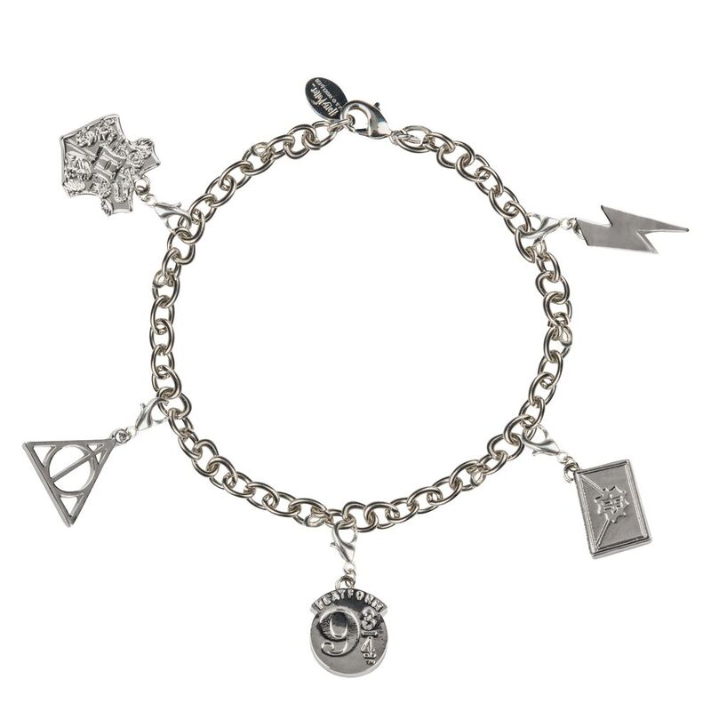 Cinereplicas Harry Potter Charm Bracelet with 5 Charms