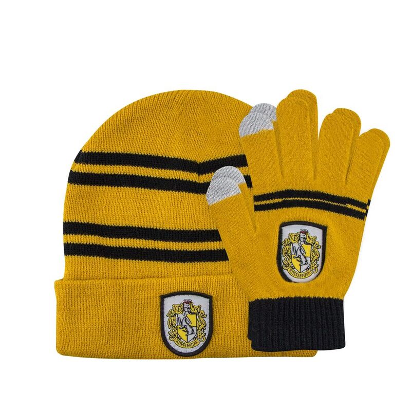 Cinereplicas Harry Potter Hufflepuff Beanie / Gloves Set for Kids