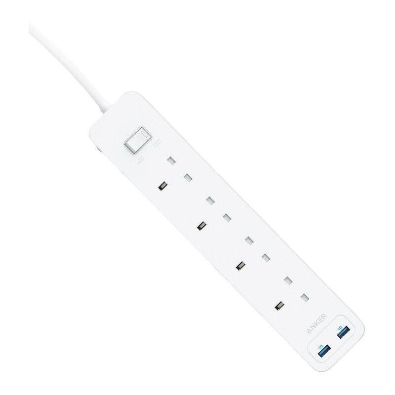 Anker 320 PowerExtend 6-in-1 Powerstrip - White