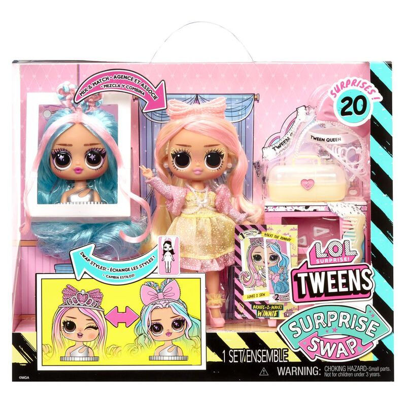 L.O.L. Surprise Tweens Surprise Swap Braids-2-Waves Winnie Fashion Doll