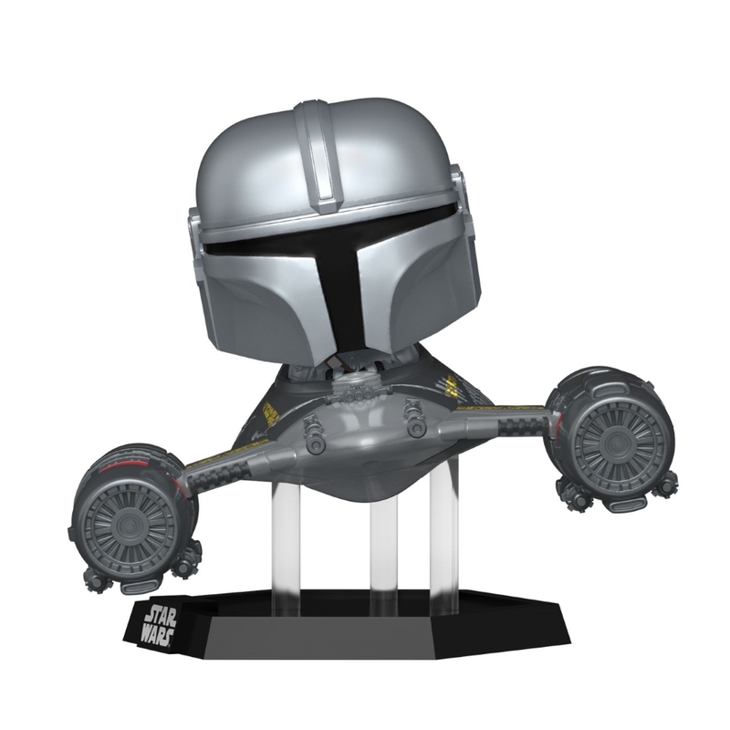 Funko Pop! Rides Super Deluxe Star Wars Mandalorian S9 The Mandalorian & N1 S 3.75-Inch Vinyl Figure