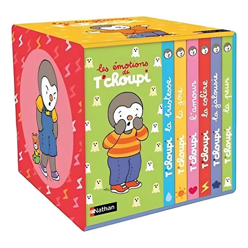 Les Emotions De T'Choupi - Un Coffret De 6 Livres Pour Comprendre Ses Premieres Emotions - Des 2 Ans | Thierry Courtin