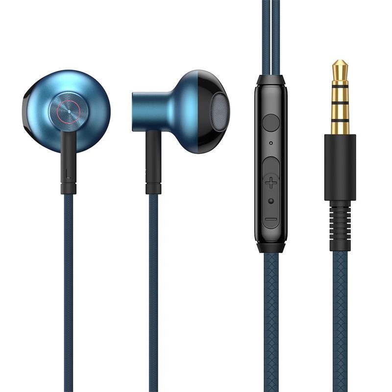 Baseus Encok H19 3.5mm Wired Earphone - Blue Baseus Encok H19 3.5mm Wired Earphone - Blue