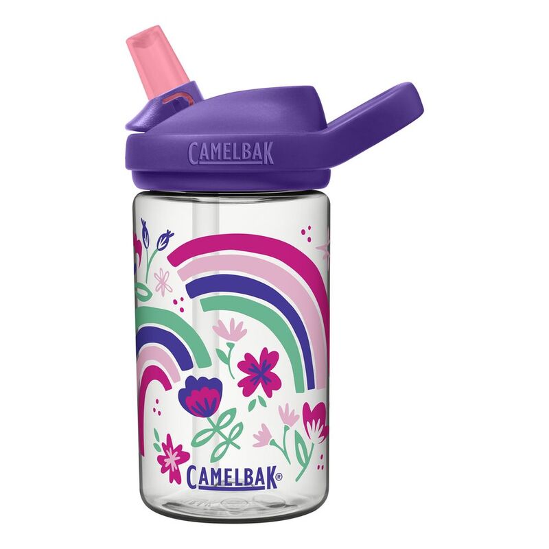 Camelbak Eddy + Kids Water Bottle 14oz - Rainbow Floral 410ml