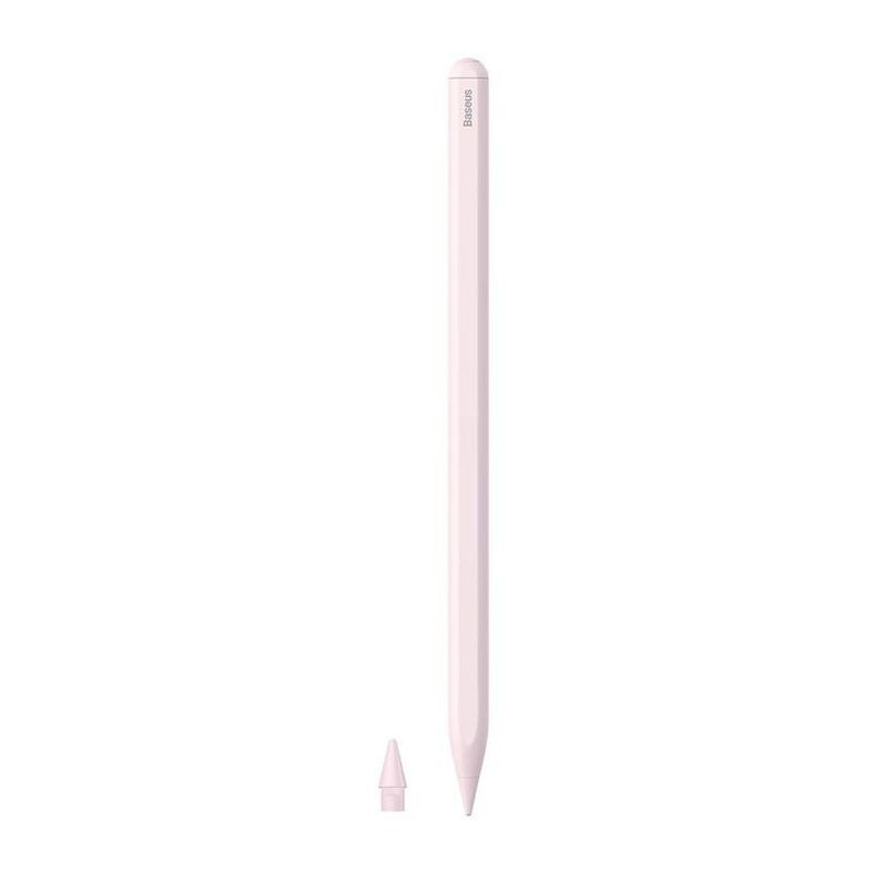 Baseus Smooth Writing 2 Series Wireless Charging Stylus Portable Touch Screen Capacitive Pencil with Nib - Active Wireless Version - Pink