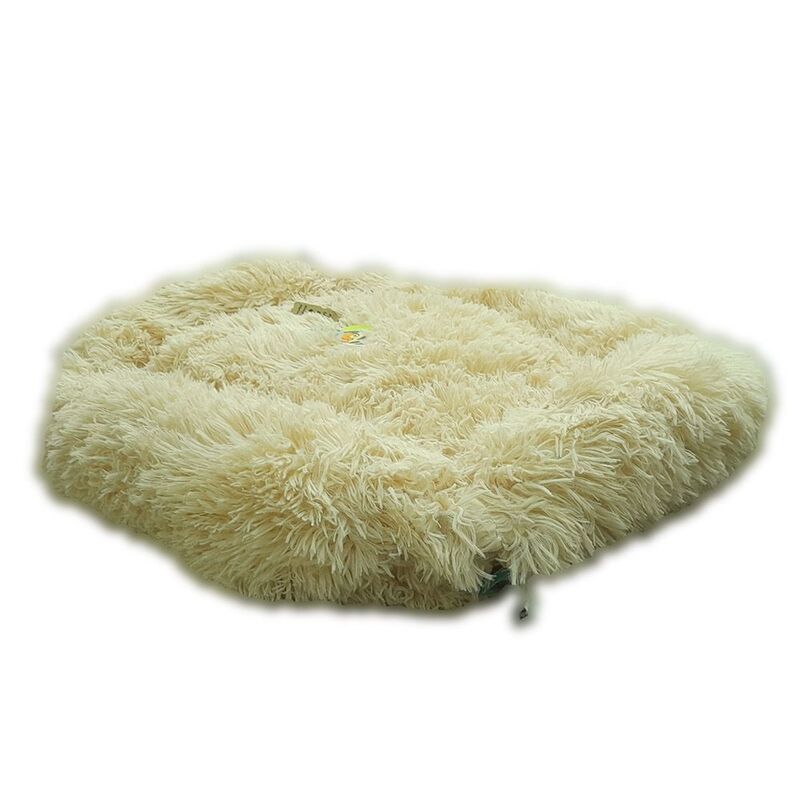 Nutrapet Grizzly Square Bed Cream - 66 X 56 X 18Cm - Medium Nutrapet Grizzly Square Bed Cream - 66 X 56 X 18Cm - Medium