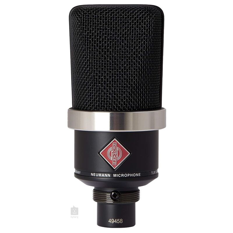 Neumantlm 102 XLR Large Diaphragm Cardiod Condenser Microphone - Black