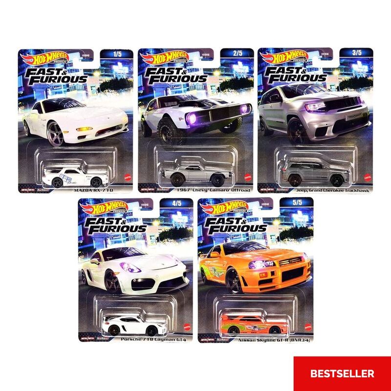 Hot Wheels Premium Fast & Furious 1.64 Diecast Car (Assortment - Includes 1) Hot Wheels Premium Fast & Furious 1.64 Diecast Car (Assortment - Includes 1)