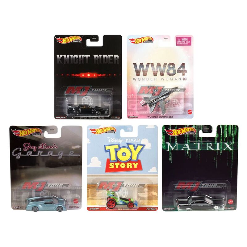 Hot Wheels Premium Replica Entertainment 1.64 Diecast Car (Assortment - Includes 1)