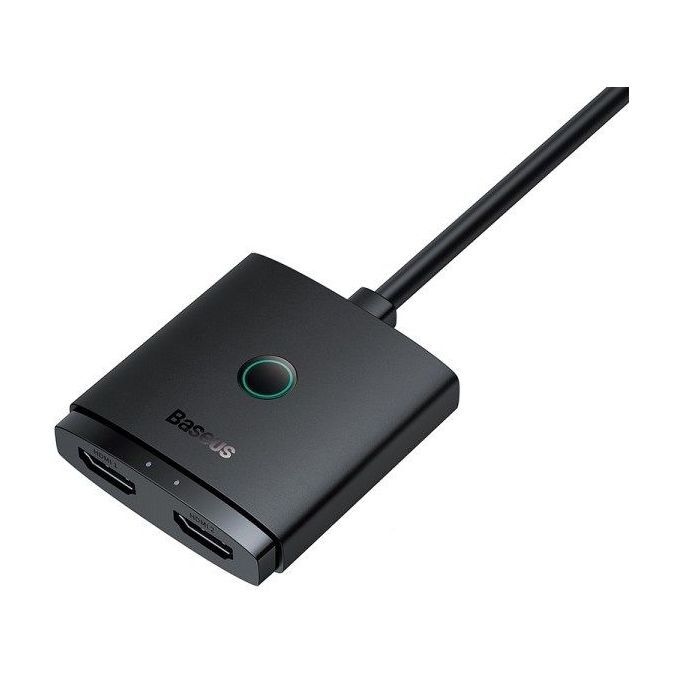 Baseus AirJoy Series 2-in-1 Bidirectional HDMI Switch - Cluster Black Baseus AirJoy Series 2-in-1 Bidirectional HDMI Switch - Cluster Black