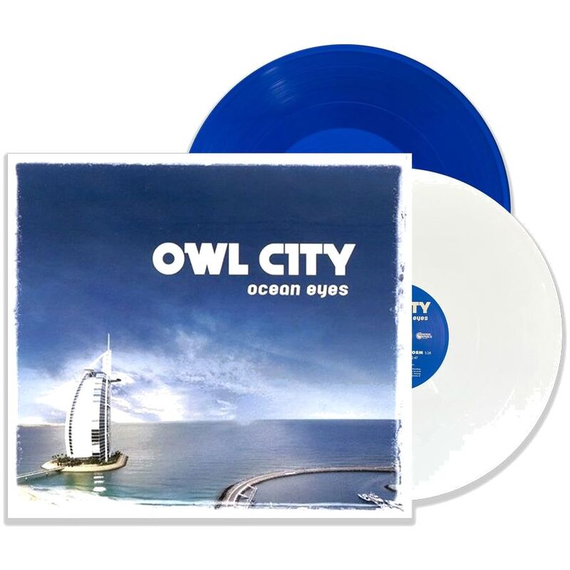 Ocean Eyes (White & Blue Colored Vinyl) (2 Discs) | Owl City Ocean Eyes (White & Blue Colored Vinyl) (2 Discs) | Owl City