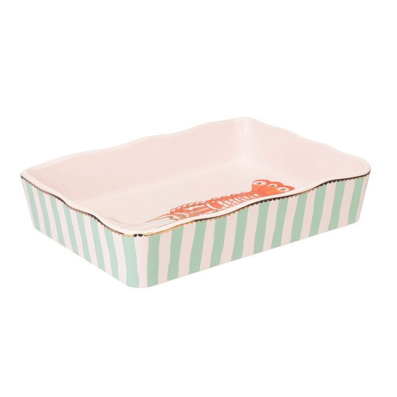 Yvonne Ellen Large Rectangular Roasting Dish - Lobster