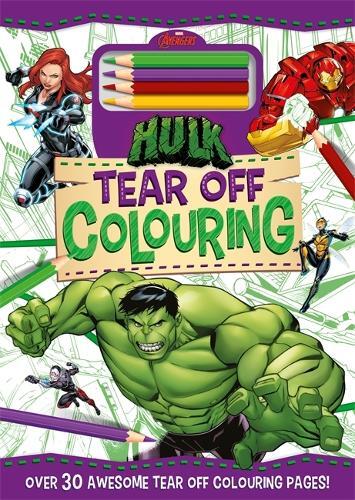 Marvel Avengers Hulk - Tear Off Colouring | Igloo Books