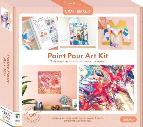 Craft Maker Paint Pour Art Kit | Hinkler Books