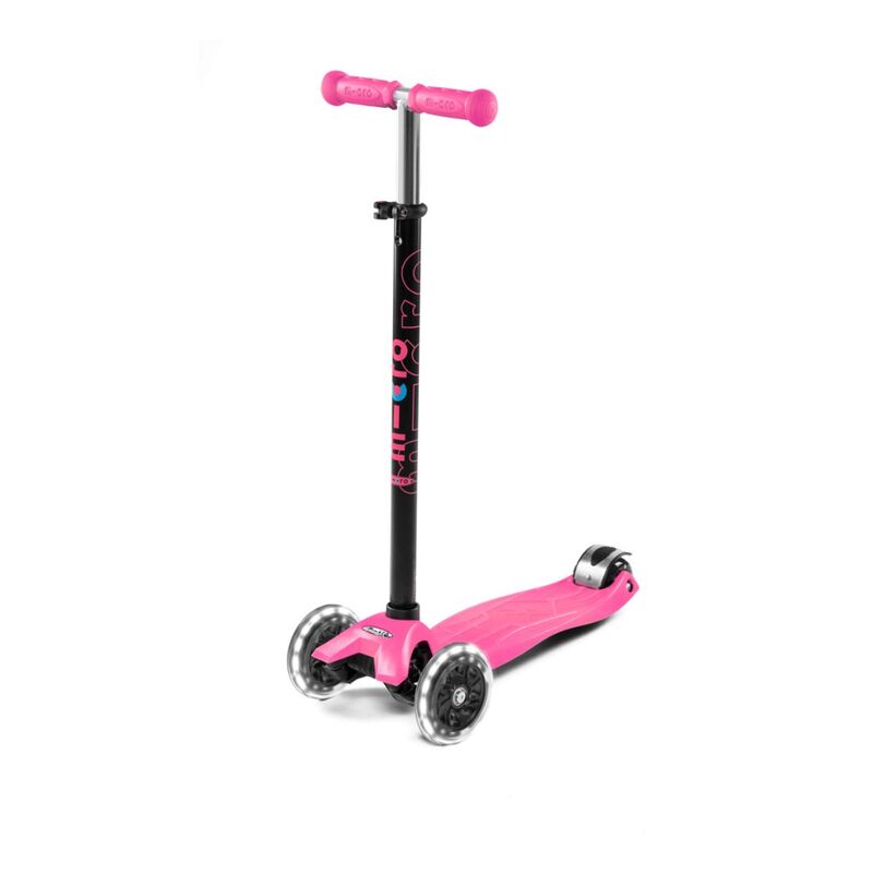 Micro Maxi Plus Led Scooter - Pink