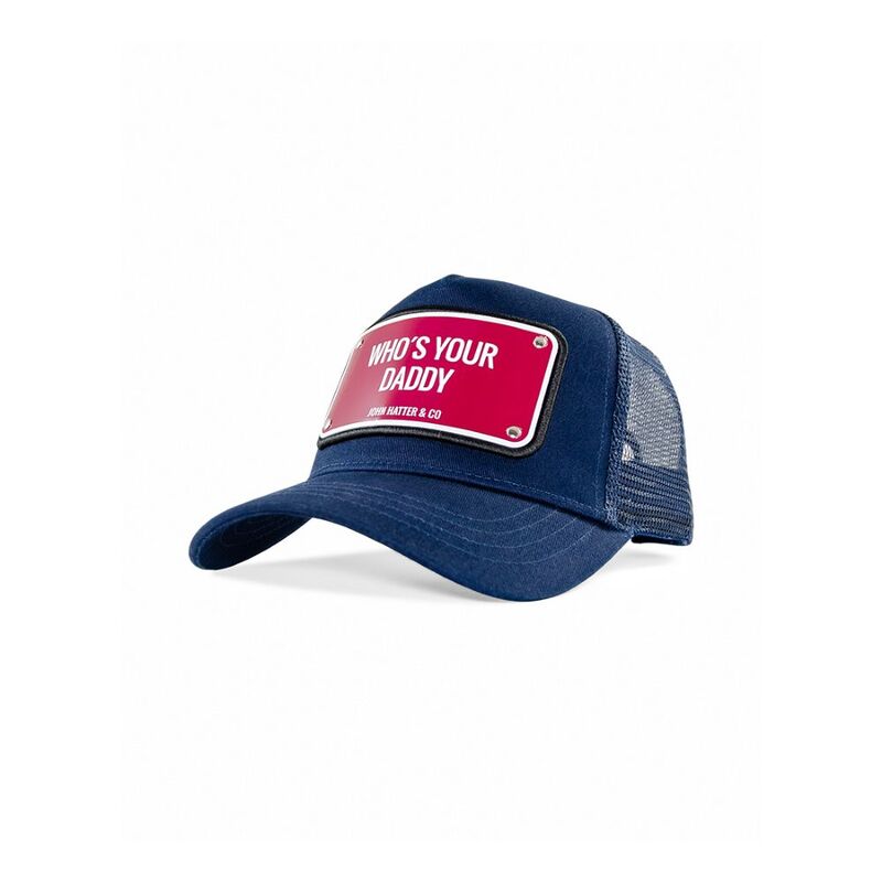 John Hatter Who's Your Daddy Unisex Cap Navy John Hatter Who's Your Daddy Unisex Cap Navy